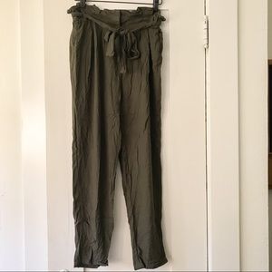 Leith Paper Bag High-Waist Bottoms